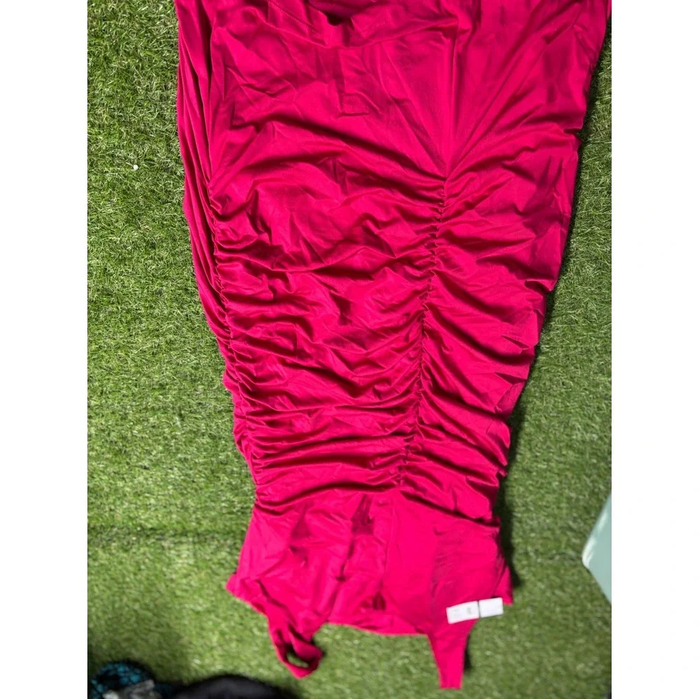 SOFIA JEANS BY‎ SOFIA VERGARA Women's XXXL Pink Ruched Bodycon Dress